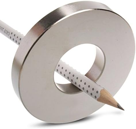 Ringmagnet Ø 70,0 x 30,0 x 10,0 mm (magnets4you) - Magnetring aus N42 Nickel - hält 45 kg, Neodym Su