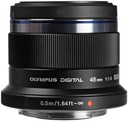 Olympus M.Zuiko Digital 45mm F1.8 Objektiv, lichtstarke Festbrennweite, geeignet für alle MFT-Kamera