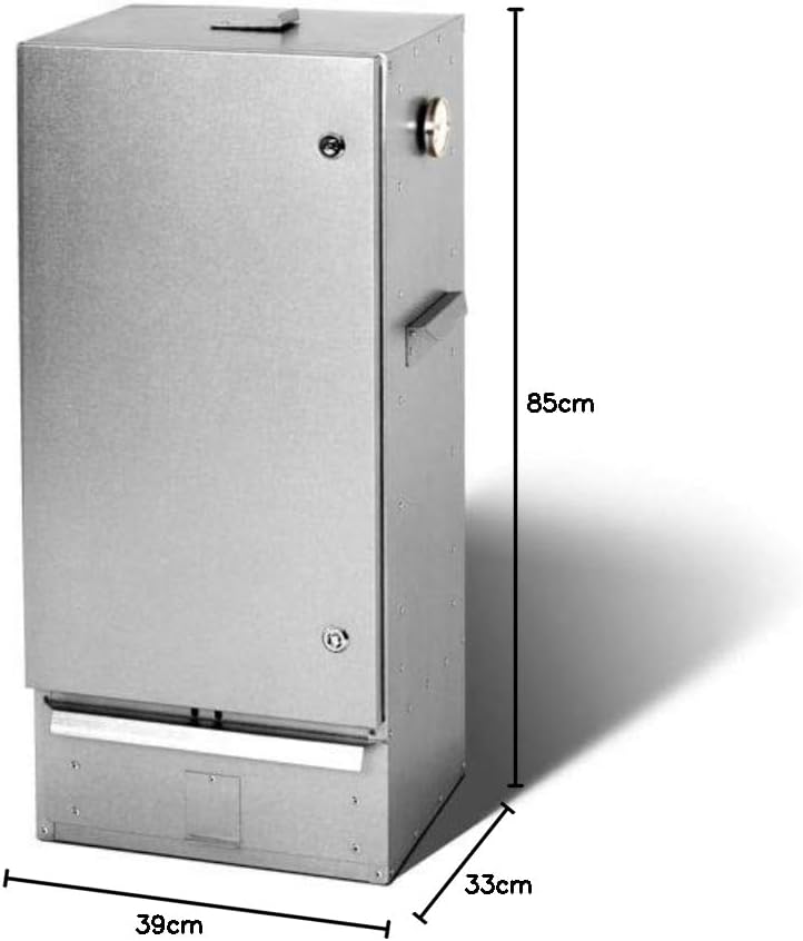 SMOKI- Räucherofen 85x39x33cm aus V2A-Edelstahl