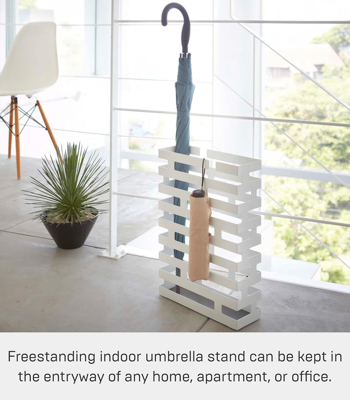 Brick Umbrella Stand Rectangle - white Weiss, Weiss