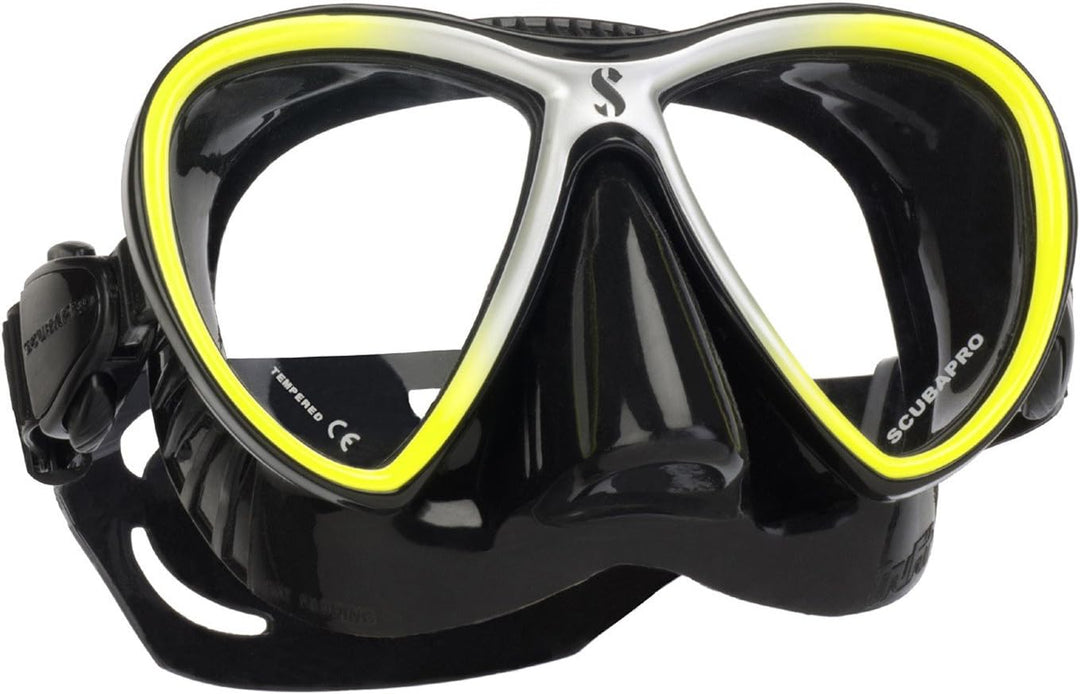 Scubapro Synergy Twin Trufit Scuba Diving Mask schwarz/rot, schwarz/rot