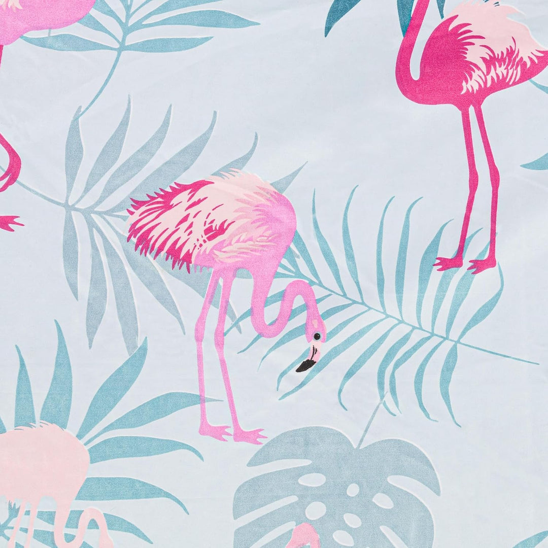 Strandzaun Wandschirm Sichtschutz, Strand Abdeckung 6 Meter H 100 cm bei Flamingos, aus Polyester un
