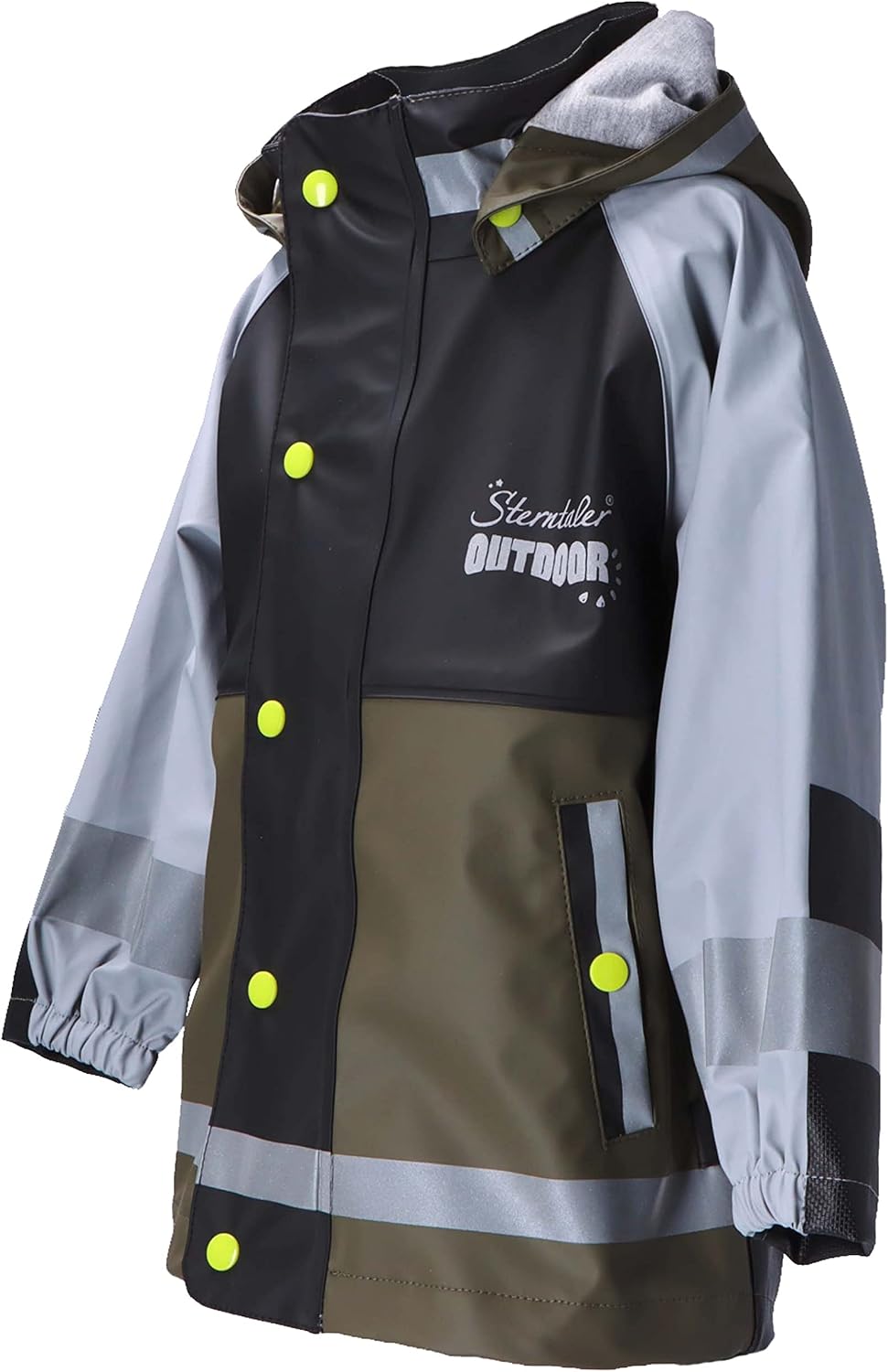 Sterntaler Unisex Kinder Funktions-regenjacke Blockfarben Funktions-Regenjacke (1er Pack) 92 Dunkelg