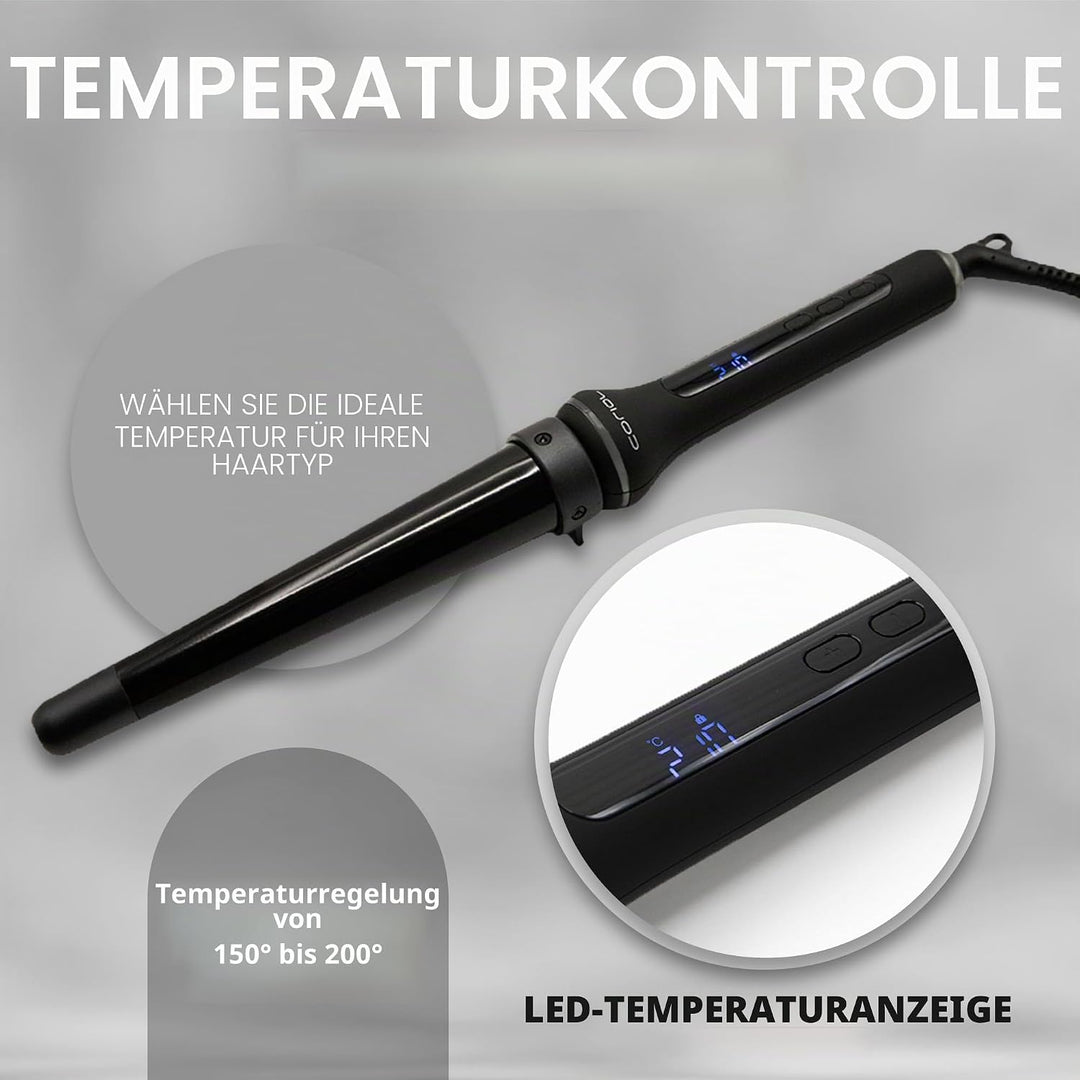 CORIOLISS | Glamour Wand | Lockenstab für Frauen | Haarkräusler für langes und kurzes Haar | Profess
