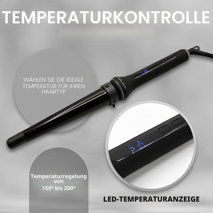 CORIOLISS | Glamour Wand | Lockenstab für Frauen | Haarkräusler für langes und kurzes Haar | Profess