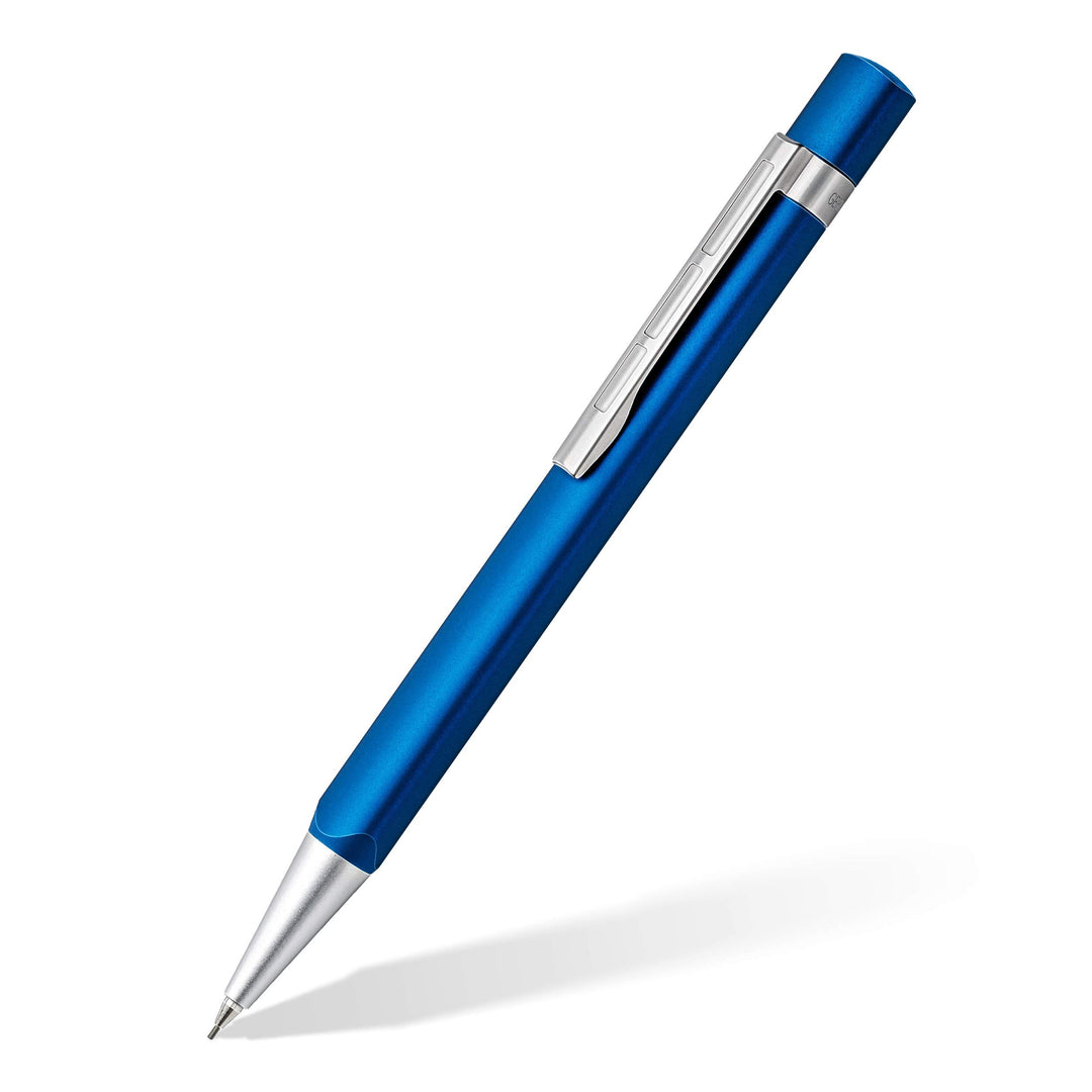 STAEDTLER TRX 766TRX3 07ST Drehbleistift (ergonomische Dreikantform, matte samtweiche Aluminium-Ober