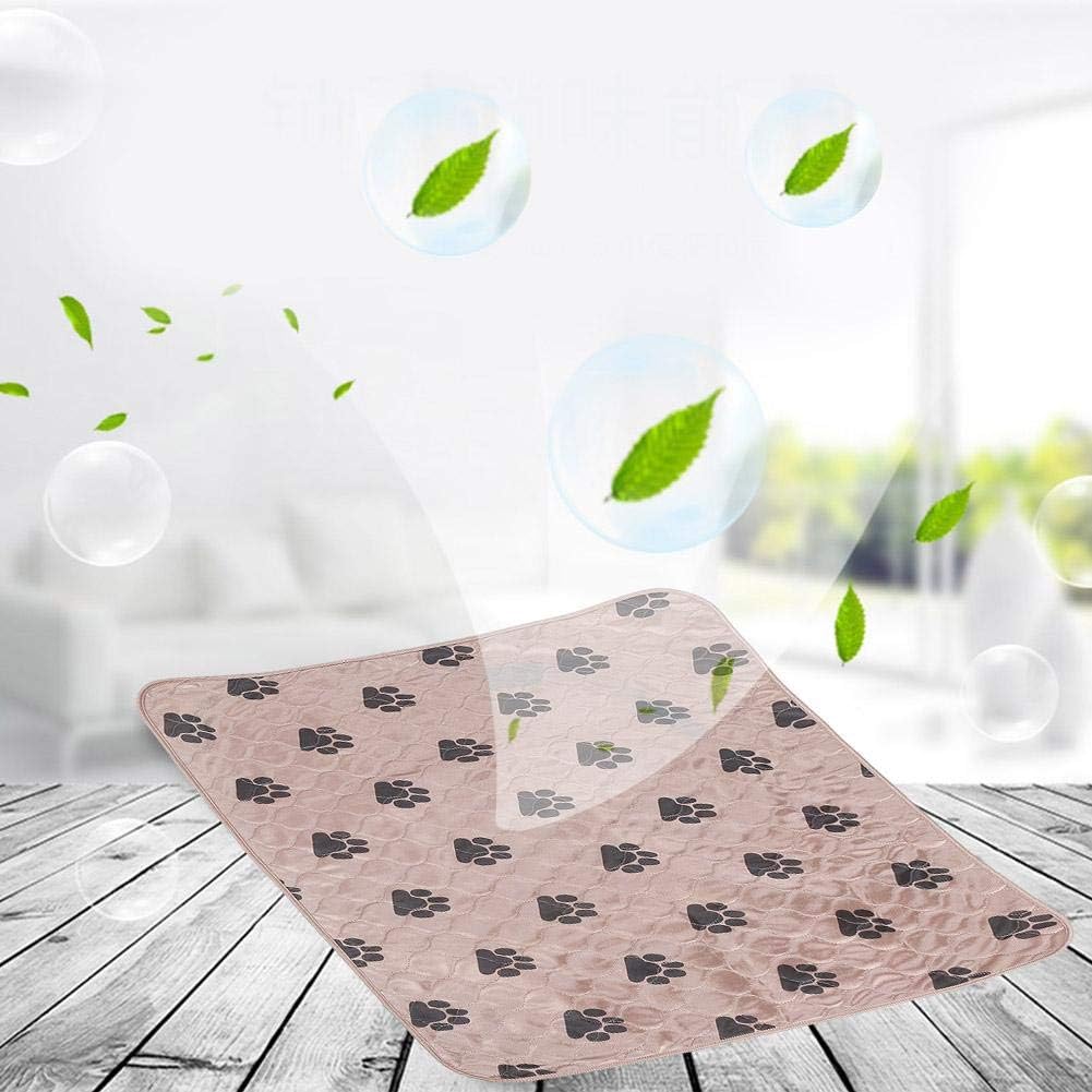 Fdit Wiederverwendbare wasserdichte Hundematte für Urinbett, für Haustiere, Hunde, Katzen (80 x 90 c