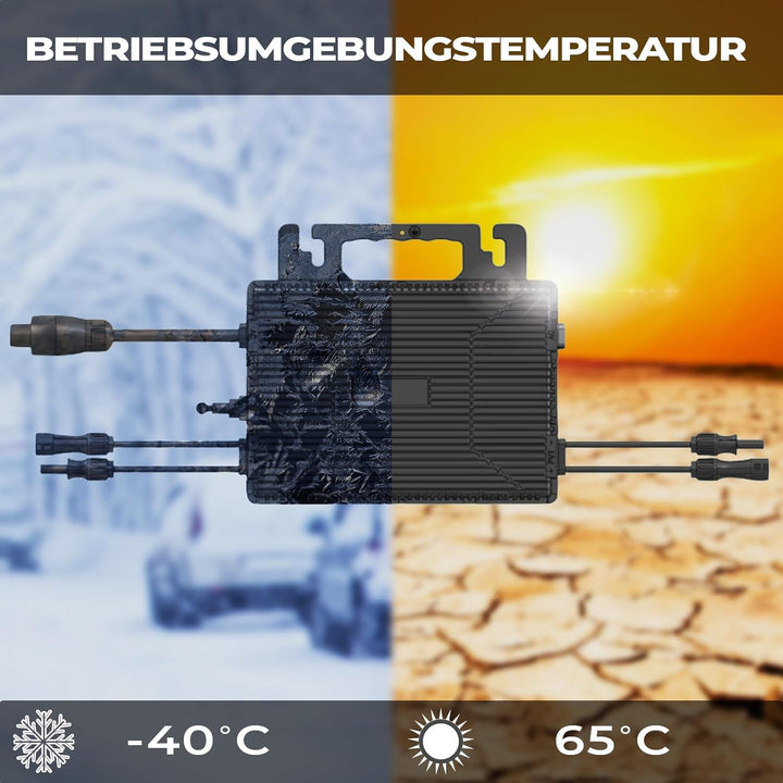 SUNNIVA® 850W Balkonkraftwerk 800W komplett Steckdose - Astro-Energy 800W Micro Wechselrichter - PV