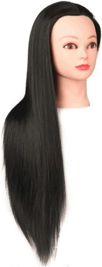 Styling Head 24.80 -Zoll Haarsimulation Synthetische Glasfaser Schaufensterpuppe mit Haartraining fü