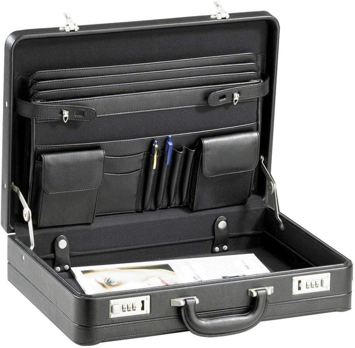 D&N Business Line Aktentasche, 46 cm, 18L, Schwarz