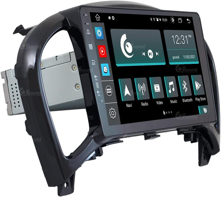 Personalisiertes Autoradio für Nissan Juke mit GPS und Einzelkamera serienmässig Android GPS Bluetoo