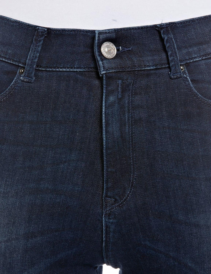 Replay Damen Jeans Mjla Slim-Fit mit Power Stretch 25W / 30L Dark Blue 007, 25W / 30L Dark Blue 007