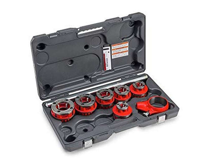 RIDGID 36475 Modell 12-R Ratschen-Gewindeschneider Set 1/2 bis 2 Zoll NPT, Set