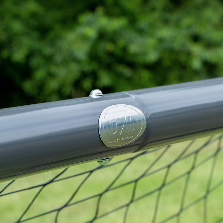 AXI Cristiano Fussballtor 180 x 120 cm in Anthrazit für den Garten | Fussball Tornetz aus Metall mit