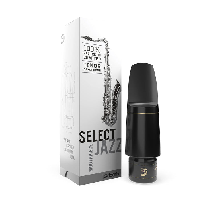 D'Addario Select Jazz Mundstück für Tenorsaxophon, D6M, D6M