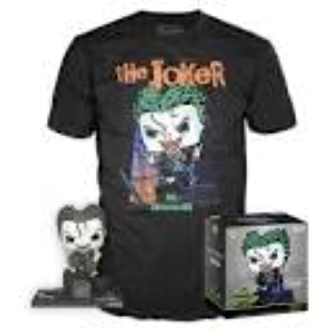 FUNKO Unisex Kinder 38170 DC Jim Lee Joker Pop &amp; Tee Grösse S, Multi Color