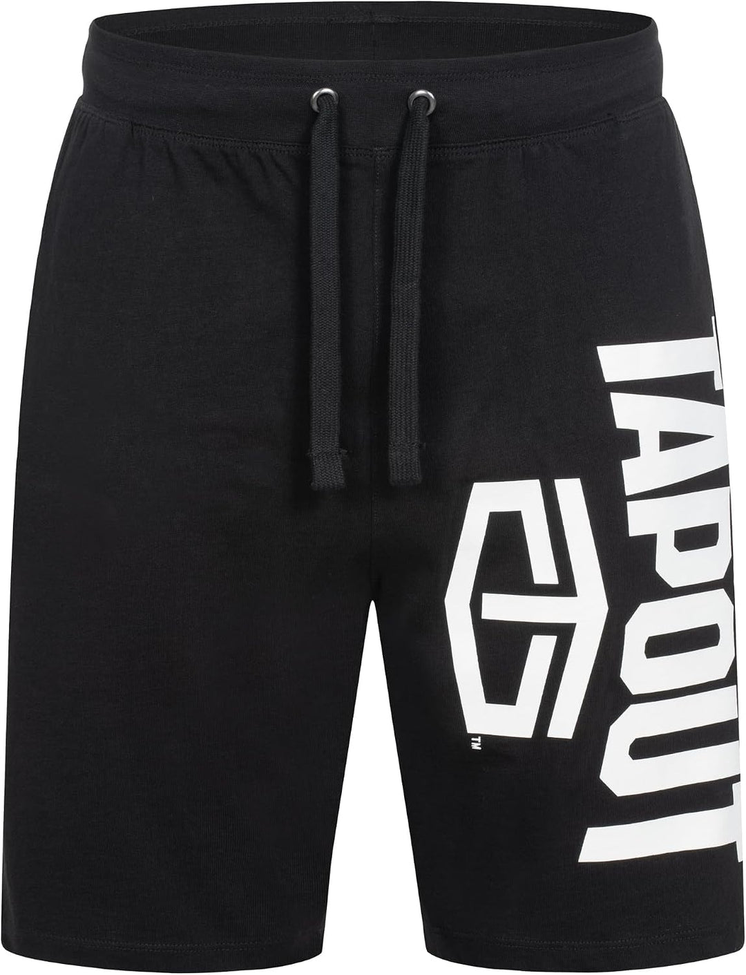 Tapout Herren Shorts Normale Passform Active Basic Shorts M Black/White, M Black/White