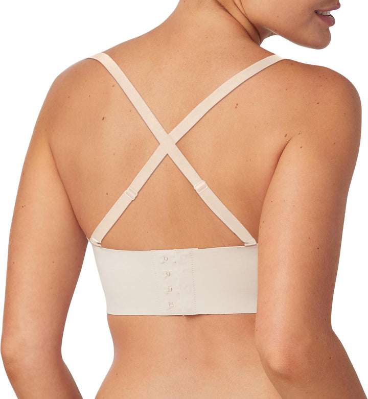 Maidenform Damen Taillierter Trägerloser Bügelloser BH S Almond, S Almond