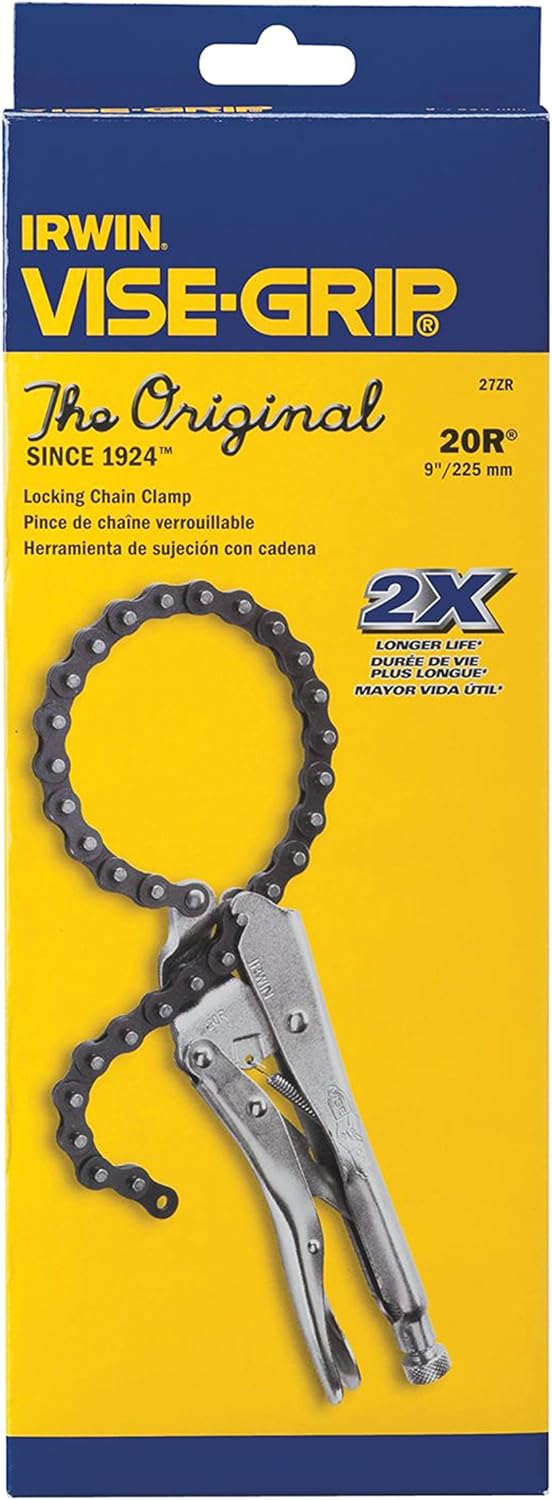 IRWIN VISE-GRIP Original Kettenklemme, Verriegelung, 9 Zoll (27ZR)
