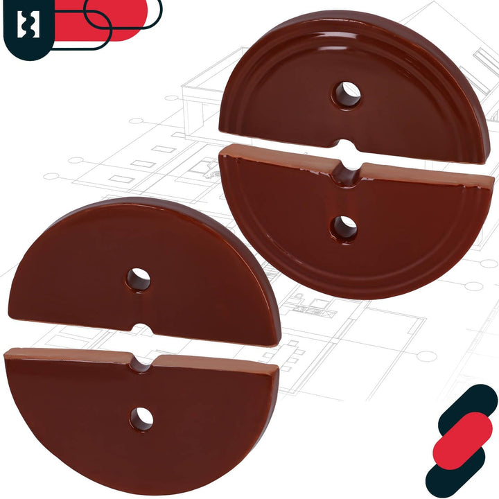 KOTARBAU® Beschwerungsstein 230 mm für Gärtopf aus Steinzeug Halbiert Fermentiergewicht für Sauerkra