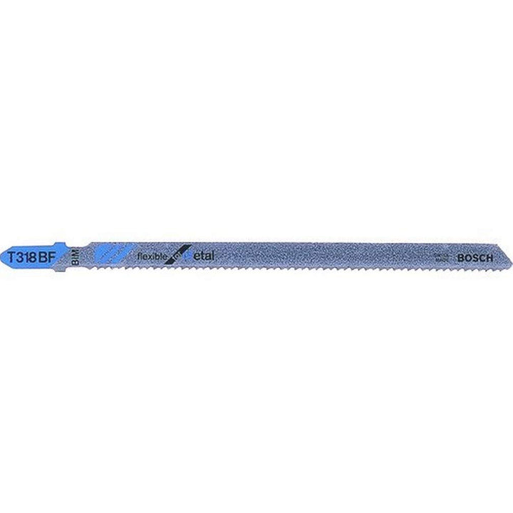 Bosch 5x Stichsägeblatt T 318 BF Flexible for Metal (für Aluminiumrohre & -profile, Professional Zub
