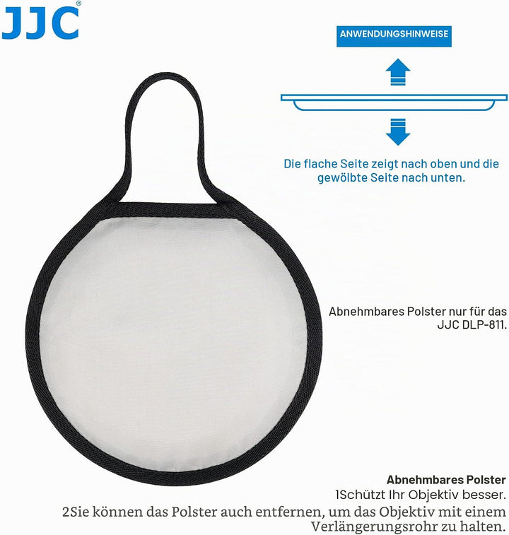 JJC Deluxe Objektivtasche für Sony FE 200-600mm F5.6-6.3G OSS, Z 600mm F6.3 VR S, Z 180-600mm F5.6-6