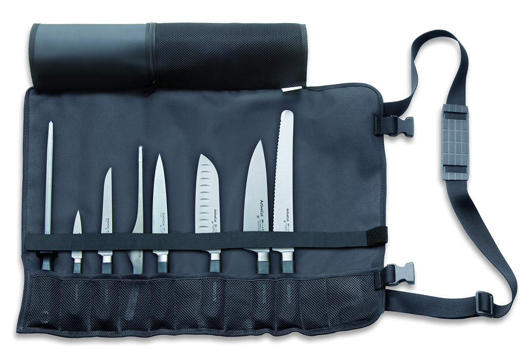 F. DICK Rolltasche Messerset ActiveCut (Messer Basissortiment X30Cr13 Stahl, nichtrostend, 54° HRC)