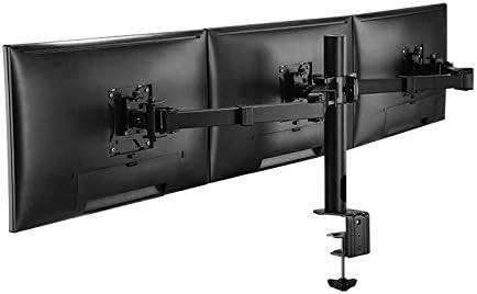 LogiLink BP0107 - Monitorhalterung 3-Fach, 17 27", Arml?nge: verstellbar Schwarz