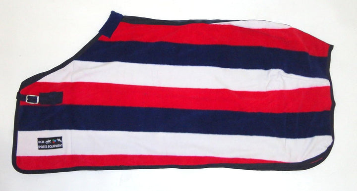 HKM 550819 Abschwitzdecke fashion stripes mit Kreuzgurt, L dunkel / Steinkohle 155, dunkel / Steinko