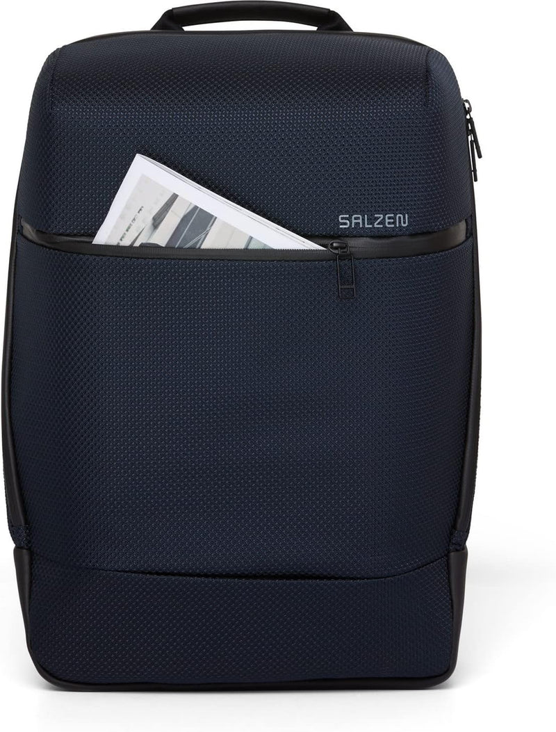 SALZEN Sharp Business Backpack Farbe Knight Blue XL Business Rucksack mit separatem Laptopfach, 21l,