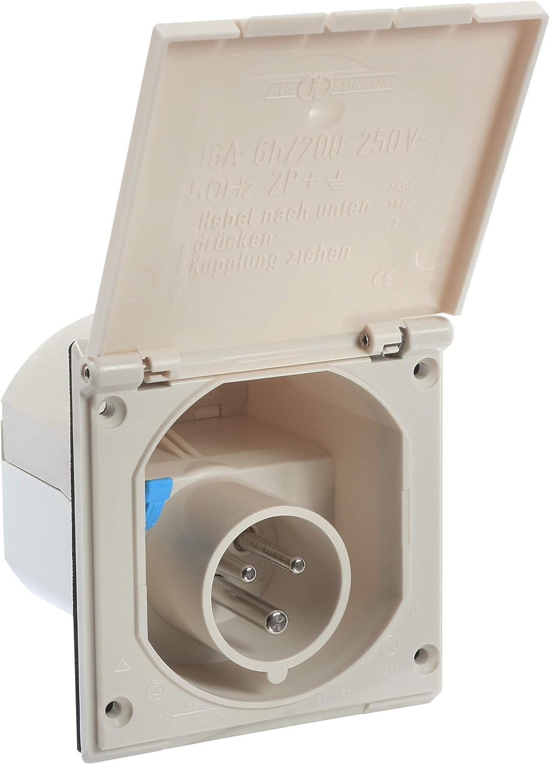 as - Schwabe Camping CEE-Caravan-Einspeisungsstecker & Camping CEE-Kupplung Caravan, 230 V / 16 A Ou