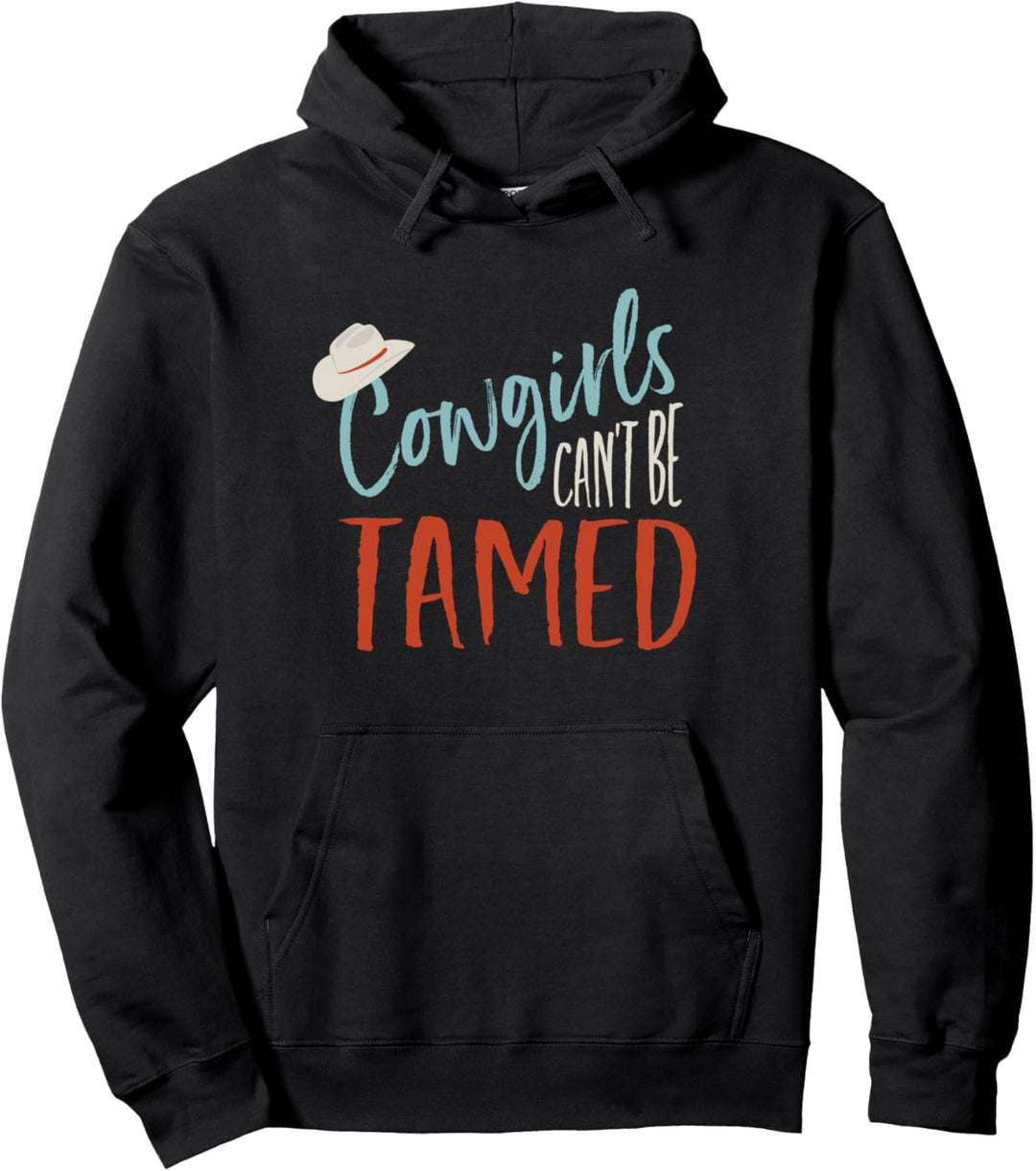 Lustiges Cowgirl-Design, Mädchen Farmer Rancher Pullover Hoodie