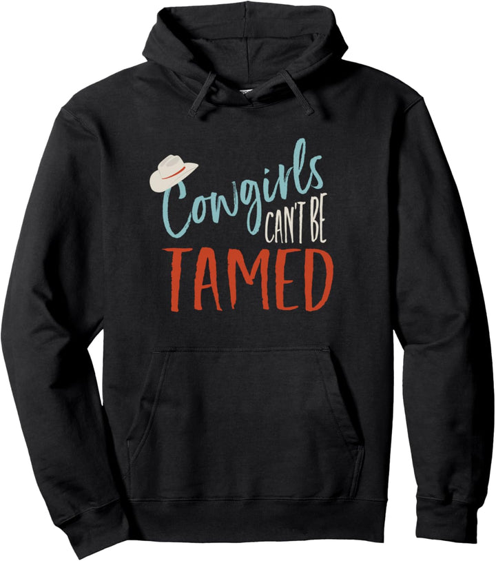 Lustiges Cowgirl-Design, Mädchen Farmer Rancher Pullover Hoodie