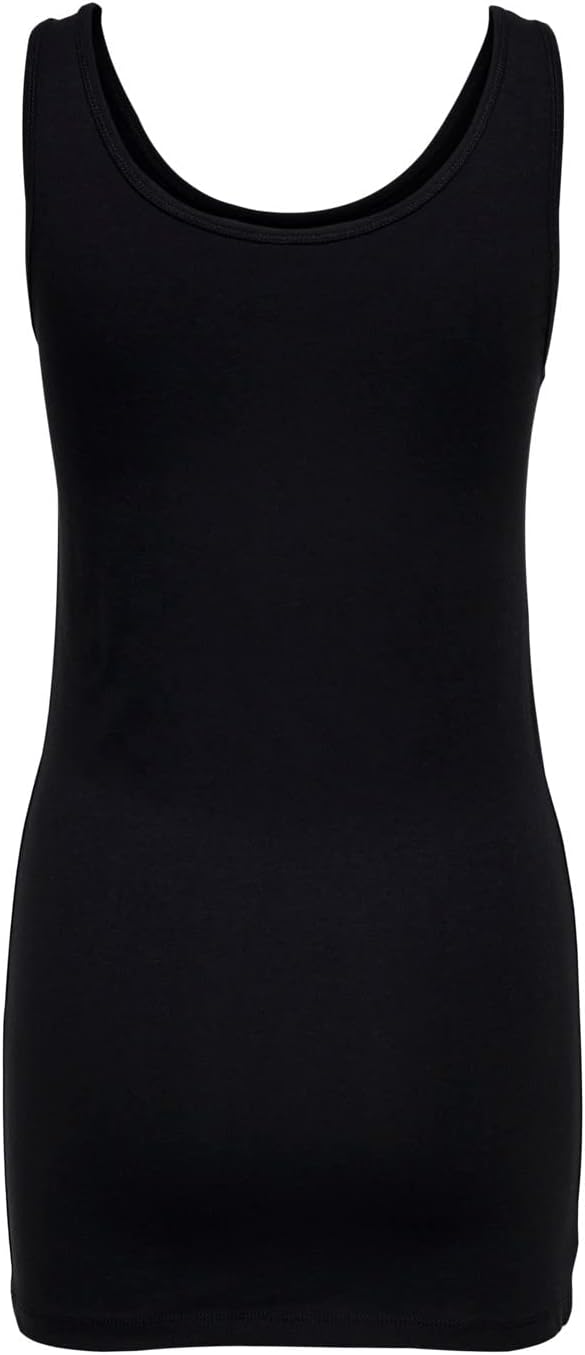 ONLY Female Tanktop Onllive 2-Pack Tanktop XS Black3 Long, XS Black3 Long