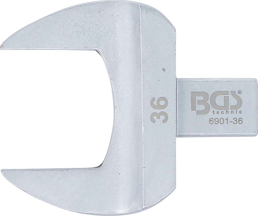 BGS 6901-36 | Einsteck-Maulschlüssel | 36 mm | Aufnahme 14 x 18 mm, 36 mm