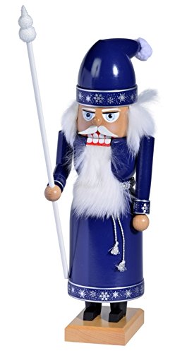 Rudolphs Schatzkiste Nussknacker Grossväterchen Frost BxTxH= 11x11x29cm NEU Weihnachten Seiffen Nutc