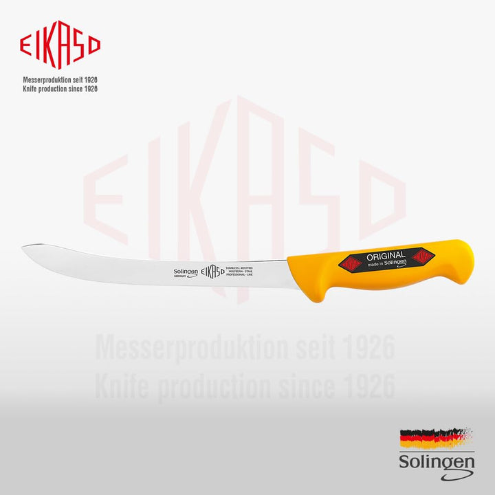 EIKASO Solingen Germany Filiermesser 21cm Klinge flexible Klinge aus Molybdänstahl 1.4116 Fleischerm