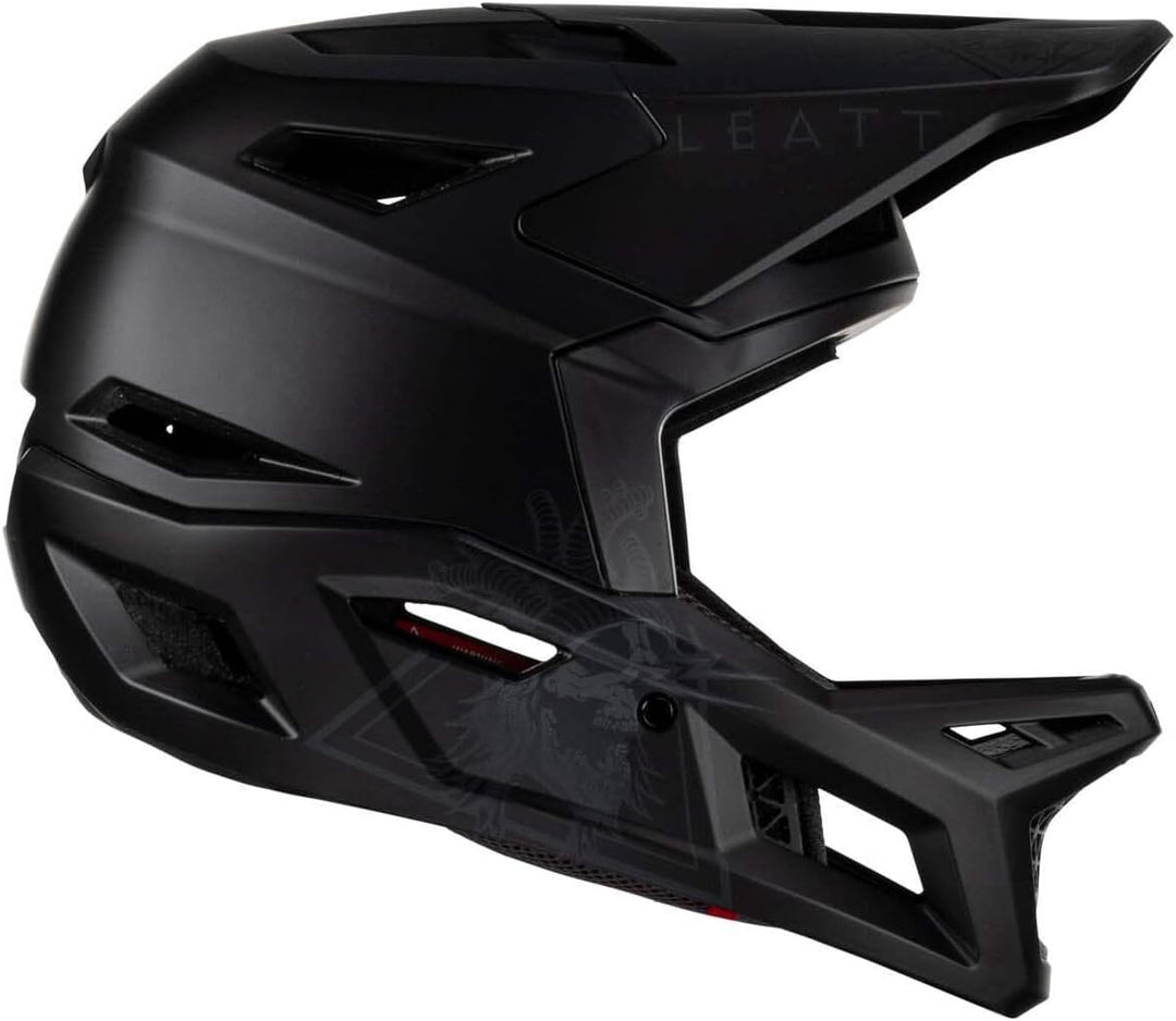 Leatt Unisex-Adult MTB Gravity 4.0 V23 Helmet XL Stealth, XL Stealth