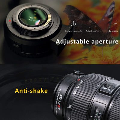 VILTROX EF-EOS M2 0,71x Speedbooster Adapter Autofokus für EF-mount Objektiv für für Canon EOS M Sys