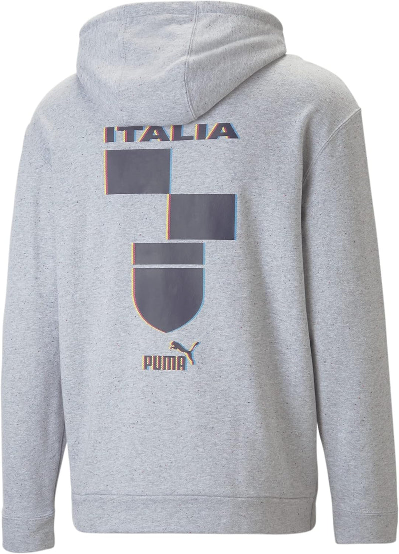 PUMA Herren Tops Italien ftblCulture Hoodie Herren M Grau, M Grau