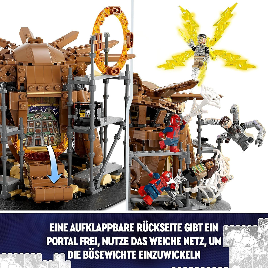 LEGO 76261 Marvel Spider-Mans grosser Showdown, Spider-Man: No Way Home-Set mit 3 Peter Parker-Minif