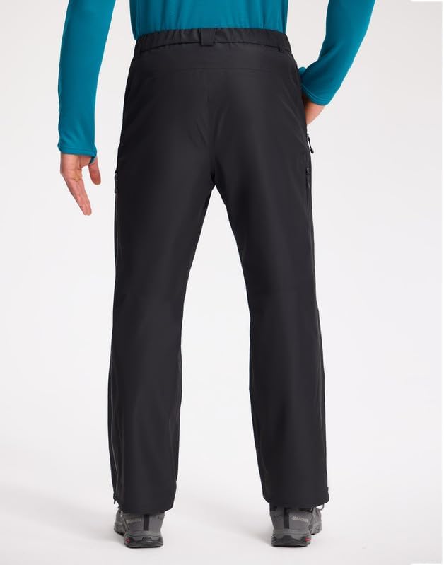 Pioneer Camp Regenhose Herren Wasserdicht 20000mm Fahrrad Überhose Winddichte Atmungsaktiv 3-lagige