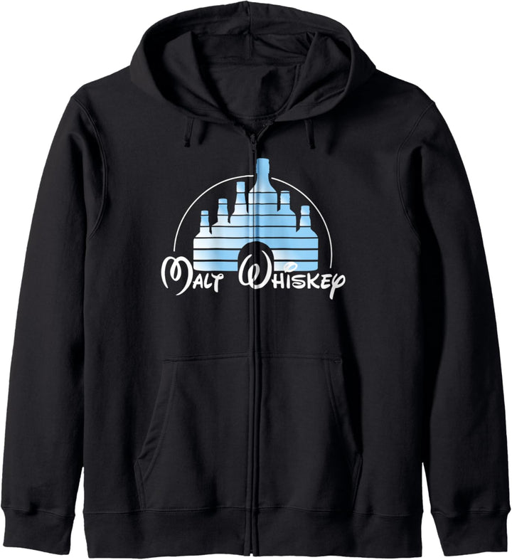 Malt Whiskey Shirt, Funshirt Whisky Parodie Kapuzenjacke