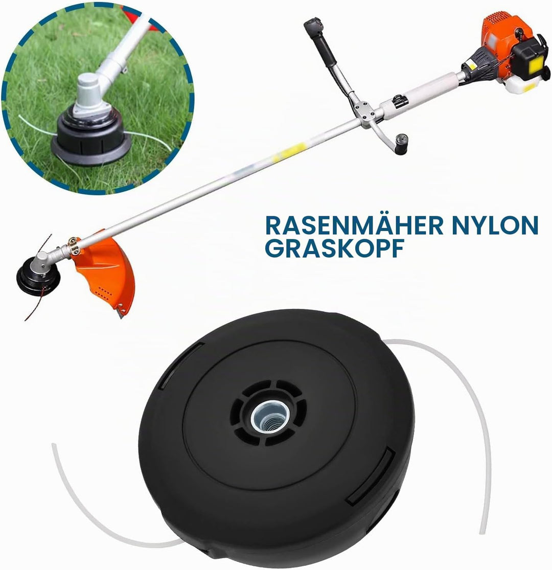 M12 X 1,75mm Trimmerkopf mit Nylonfaden für Rasenmäher Abnehmbarer Ersatz für Unkrautstecher aus Kun