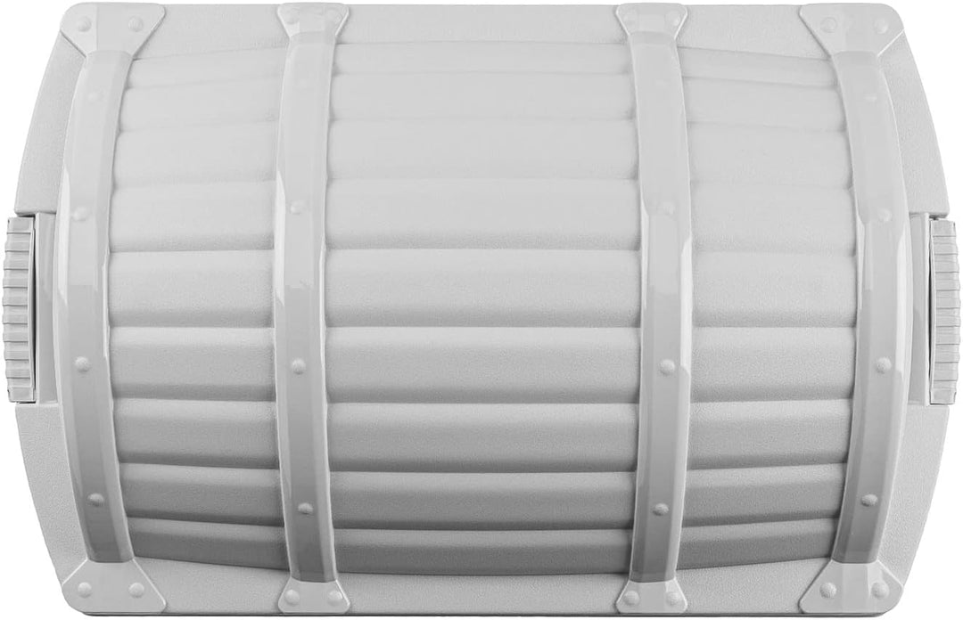 PAFEN Piraten Spielzeugkiste 49l mit Rollen - Schatzkiste 58 x 38,5 x 37,5cm - Spielzeugbehälter Auf
