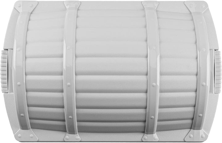 PAFEN Piraten Spielzeugkiste 49l mit Rollen - Schatzkiste 58 x 38,5 x 37,5cm - Spielzeugbehälter Auf