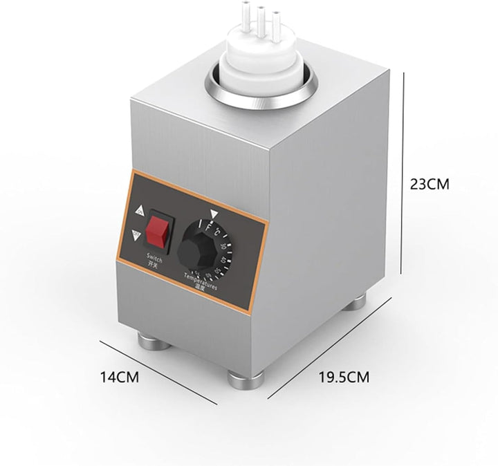 Kommerzieller Elektrischer Sossenwärmer mit 650-ml-Quetschflasche, kommerzieller elektrischer Käseso