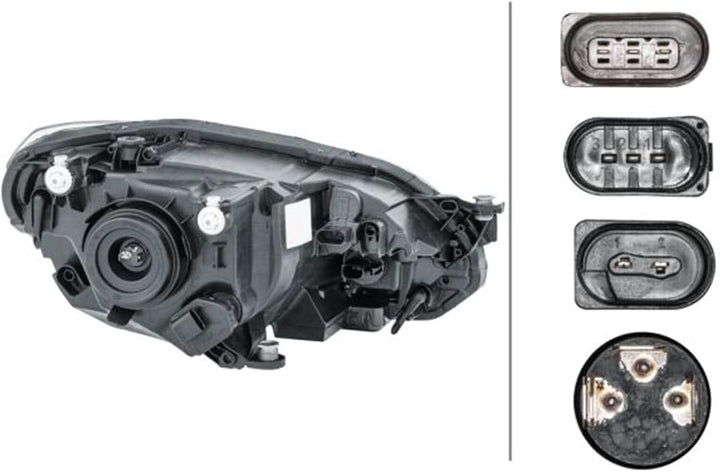 HELLA 1EL 012 644-011 FF/Halogen-Hauptscheinwerfer - links - für u.a. VW Up (121, 122, BL1, BL2) Lin