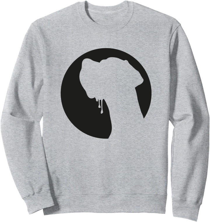 Deutsche Dogge Profil schwarz Sweatshirt