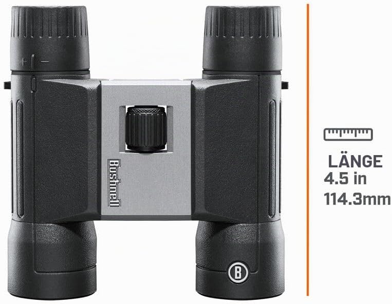 Bushnell - Powerview 2 - Fernglas - 10x25 - Dachkant - Aluminium Metallgehäuse - Mehrschichtvergütun